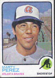 1973 Topps Baseball Cards      144     Marty Perez